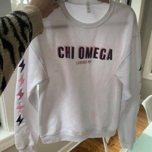 Chi Omega crewnecks